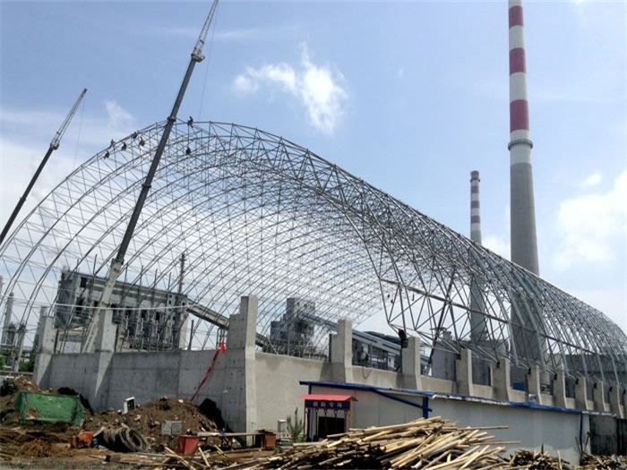 广东煤机油桶翘工程网架